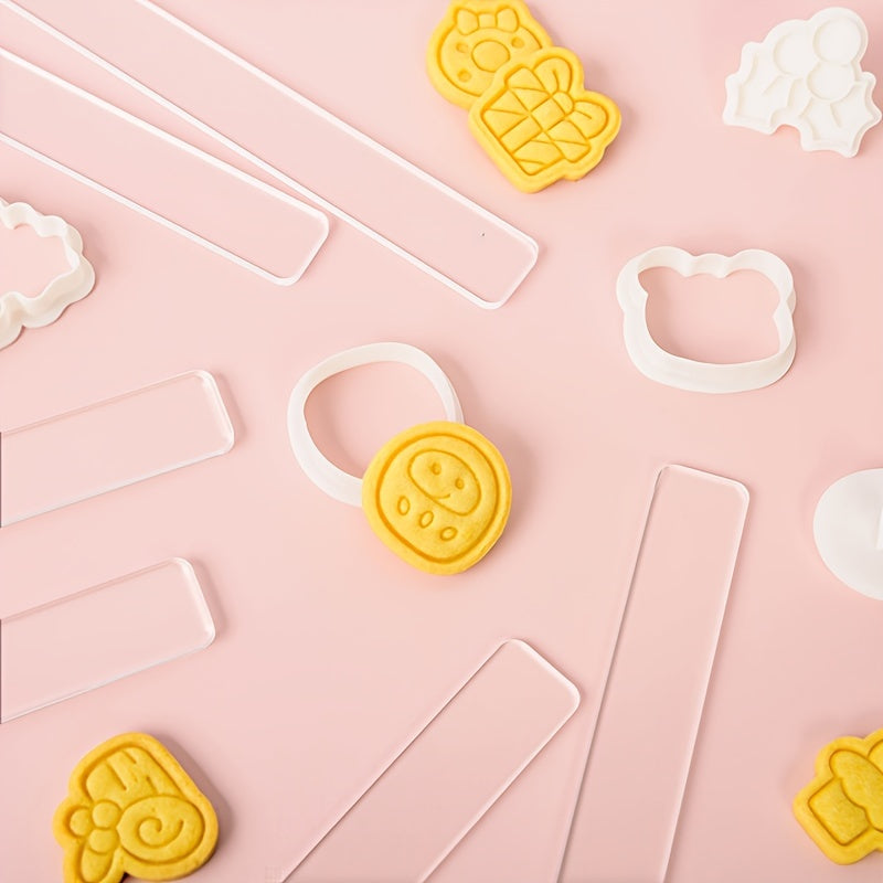 Acrylic Ruler for Baking and Crafting, 29.5cm, 2-10mm Thickness Measurement