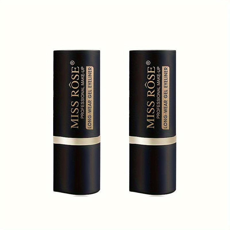 Women's Waterproof Eyeliner Cream Long-Wear Black Eye Liner Pen