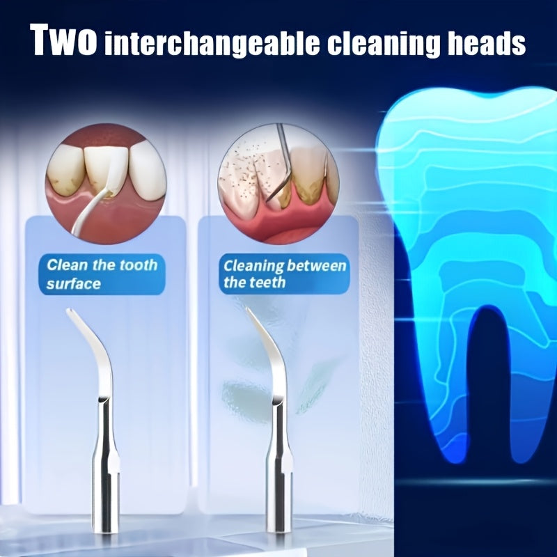 Portable Dental Cleaning Kit with 5 Modes, 2 LED Lights, Rechargeable