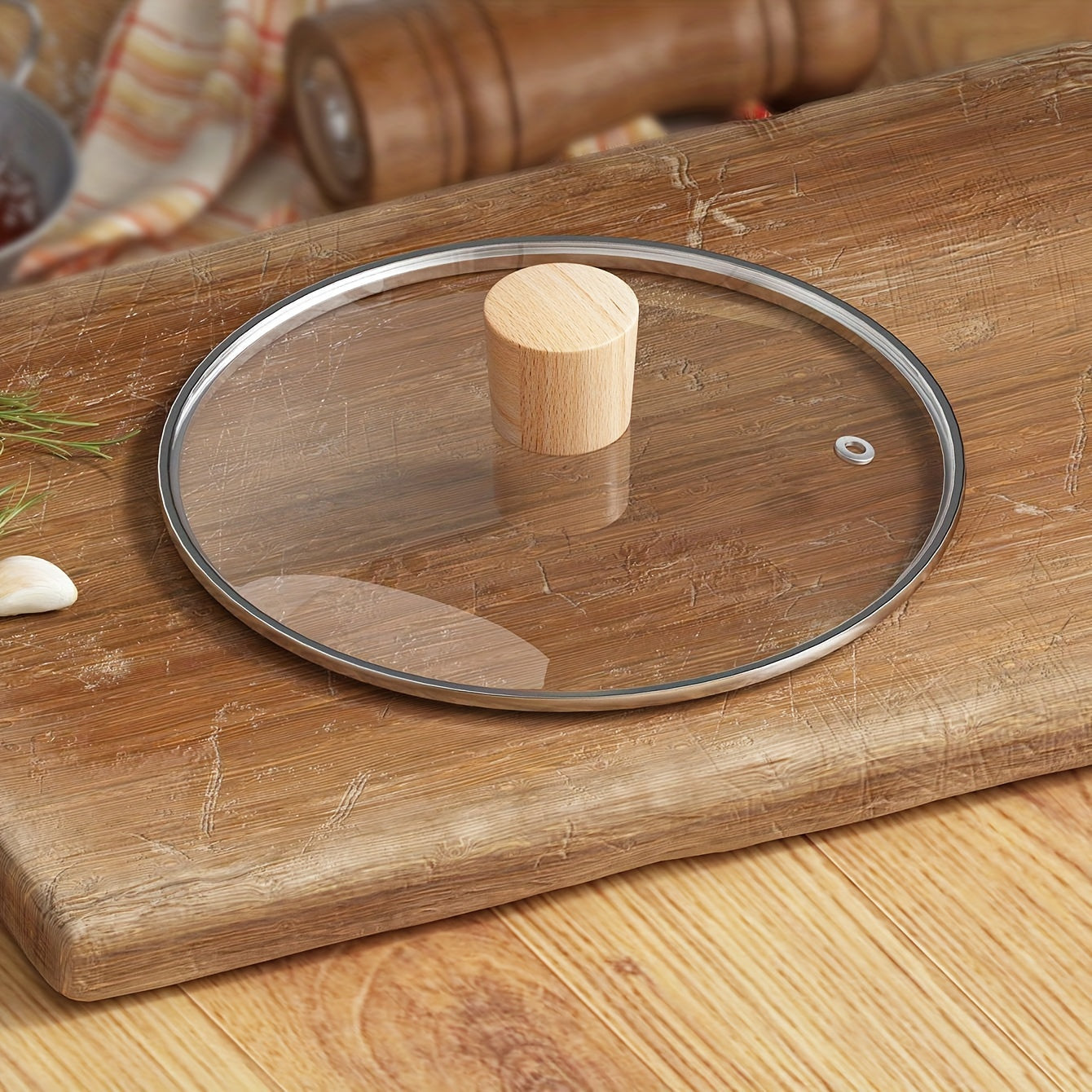 Tempered Glass Cookware Lid for Pots and Pans 16cm 18cm 20cm 22cm 24cm