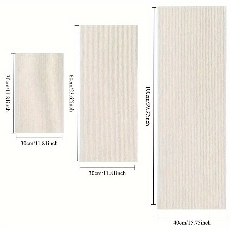 Wall-Mounted Cat Scratching Mat Polyester Self-Adhesive Cut-to-Fit Durable