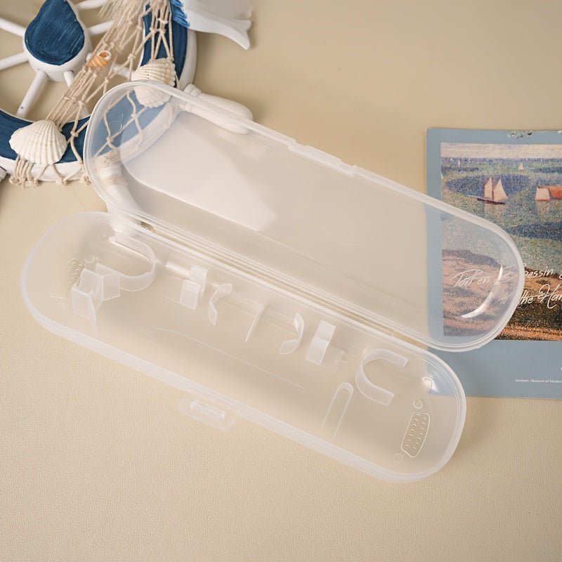 Translucent Electric Toothbrush Storage Box for Home Travel Charging