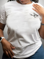 Plus Size Women's Casual Sports T-Shirt Breathable Short Sleeve Print