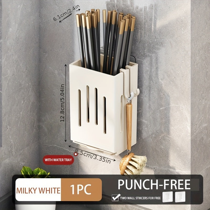 Waterproof ABS Utensil Holder for Kitchen Organization Single or Double Set