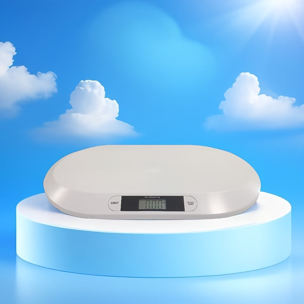 20кг Цифровые весы для здоровья с ЖК-дисплеем для новорожденных и взрослых, питаются от батареи