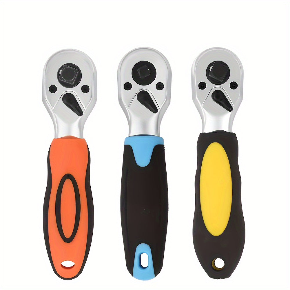 Universal 3-in-1 kalit tutqichi 1/4 3/8 1/2 dyuym, teskari o‘qiladigan po‘lat