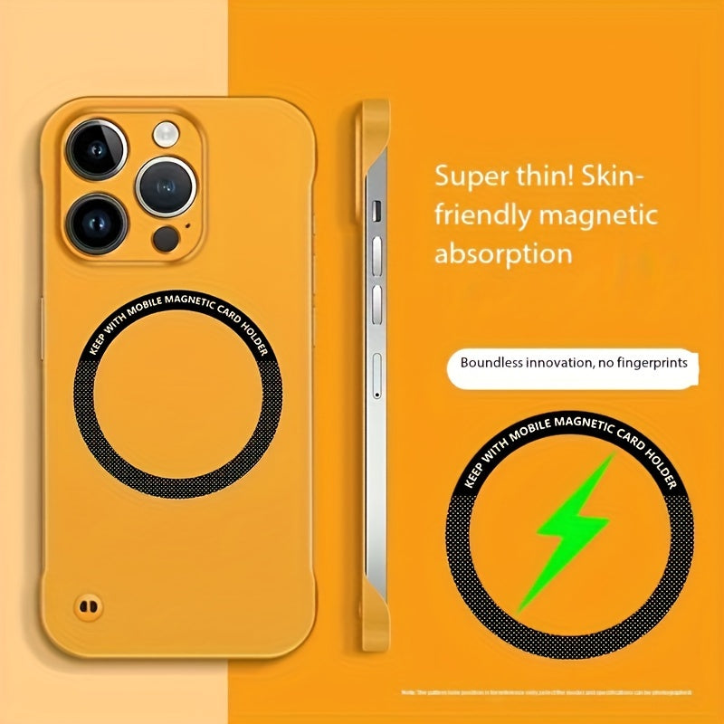 Monochrome Magnetic Phone Case for iPhone Models Wireless Charging Magsafe Compatible