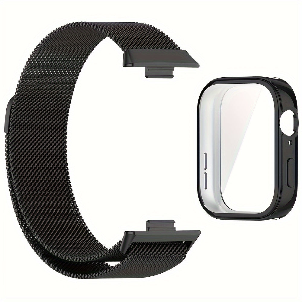 Stainless Steel Watch Band and Case for Huawei Watch Fit 3