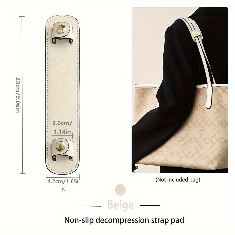 Non-Slip Tote Bag Comfort Pads 23cm in Brown White Blue Black