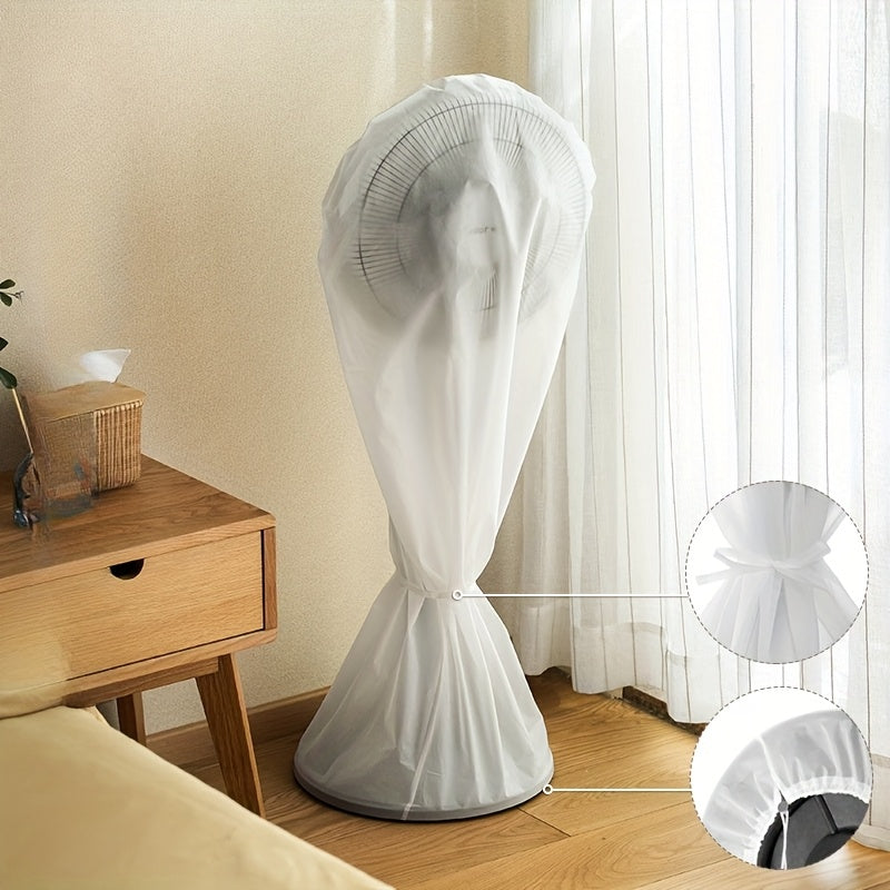 Универсальный пылезащитный чехол для PE электровентилятора: водонепроницаемый, пылезащитный, с защитной сеткой от защемления. Многоразовый и моющийся без батареи.