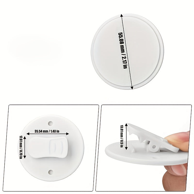 3 ta plastik dush pardasi qisqichlari, suyuqlikning to'kilishini oldini olish uchun, uy yoki dush xonasi pardalari uchun mos.