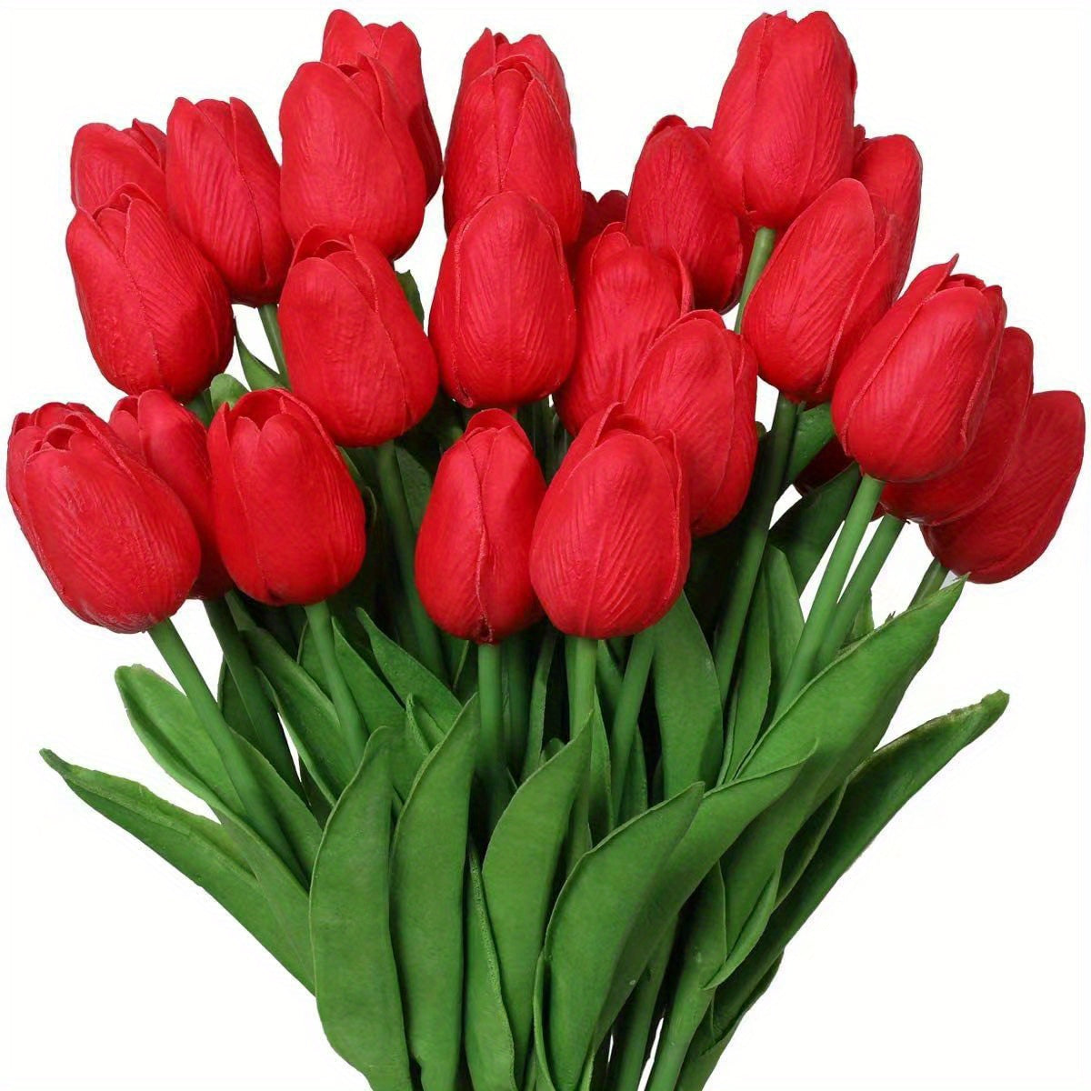 Set of 10 Artificial Tulip Flowers for Home Decor Weddings Offices Cafes and Gifts