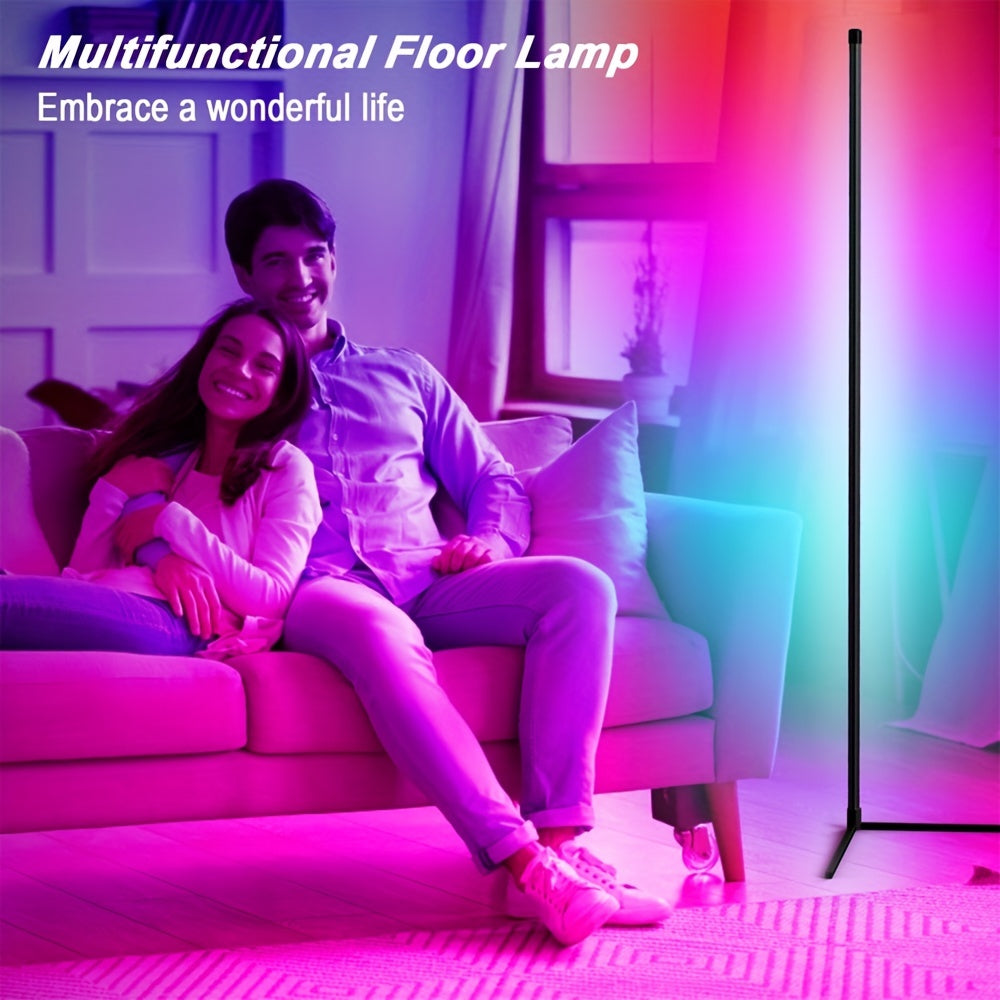 1.5m RGB LED Wall Light with Remote Control Music and Timer