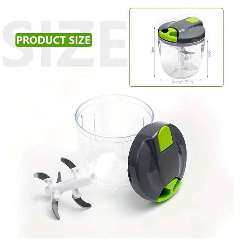 Manual Food Chopper, Multi-Functional Kitchen Appliance for Meat, Vegetables, Garlic