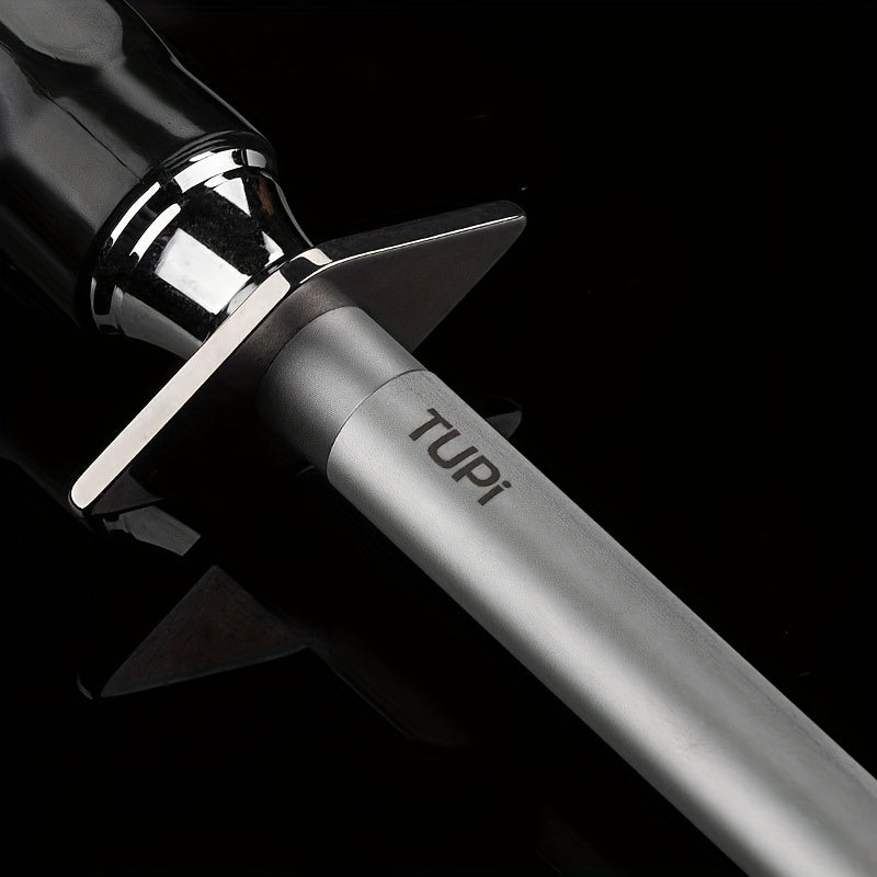 12-Inch Alloy Knife Sharpener with Fine Grit, Sturdy ABS Handle, Manual Kitchen Sharpening Tool