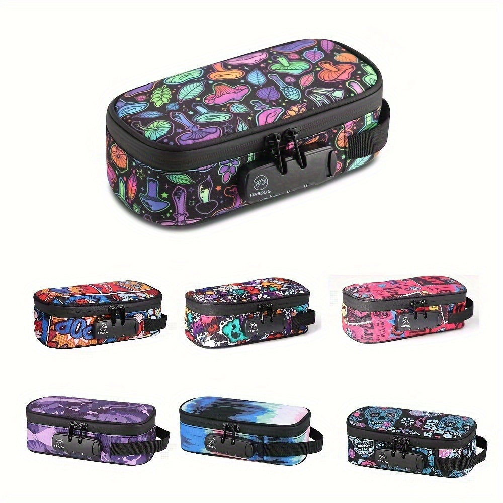 Vibrant Knit Odorproof Storage Bag with Lock for Jars and Bottles