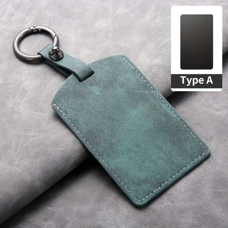 Universal PU Leather Key Fob Cover for Cars, Stylish Durable Protector