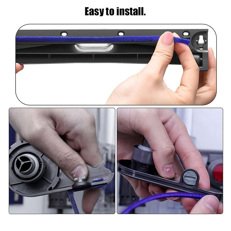 9 dona yumshoq peluş almashtirish chiziqlari Dyson V6 V7 V8 V10 V11 tozalash boshlariga uzun va qisqa