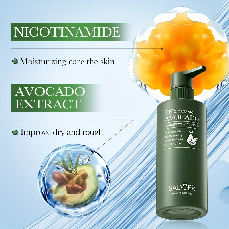Unisex Avocado Hydrating Body Lotion 250ml Deep Moisturizer for Dry Skin