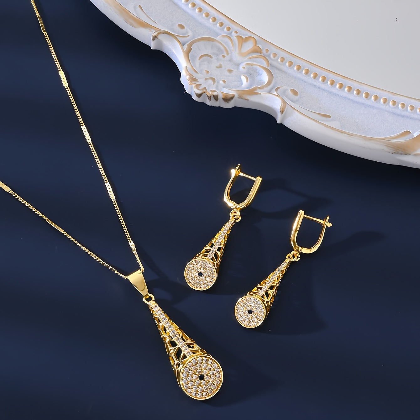 Middle Eastern Style Jewelry Set for Women Wedding Party Daily Wear