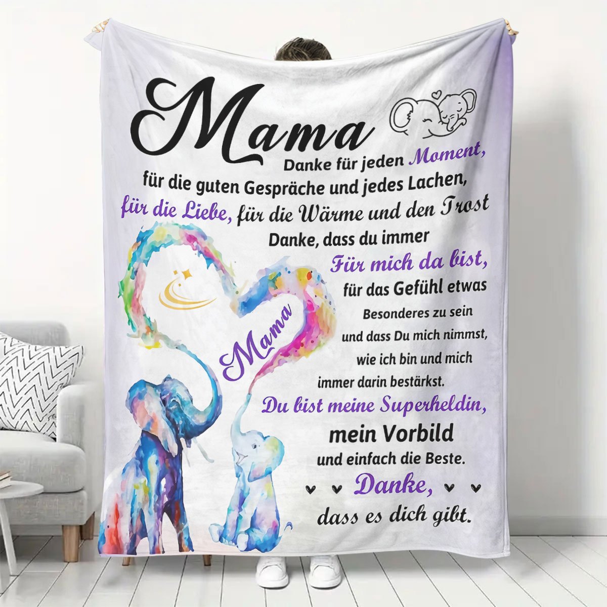 Manta de felpa de franela contemporánea para adultos, suave, cálida y acogedora, regalo