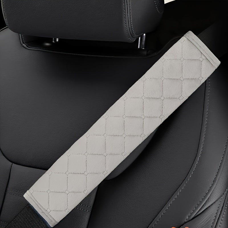 Universal Car Seat Belt Shoulder Pad Soft Polyester Comfortable Adjustable