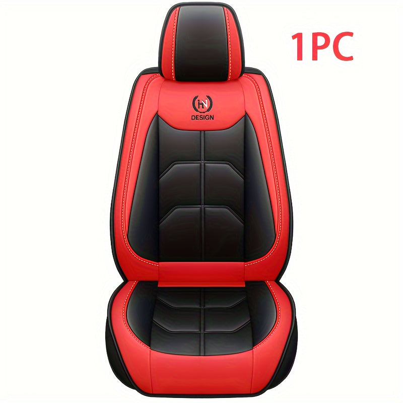 Universal Faux Leather Car Seat Cover for Front Seats, Hand Washable