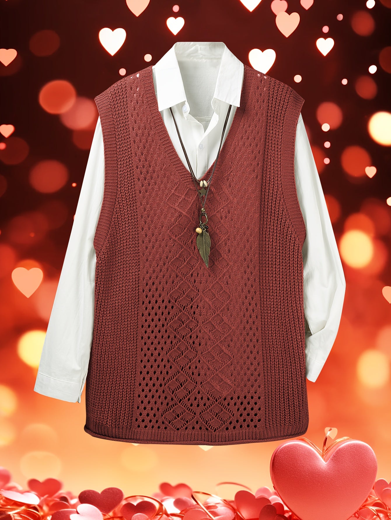 Women's Spring Autumn Solid Color Sleeveless Sweater Outerwear