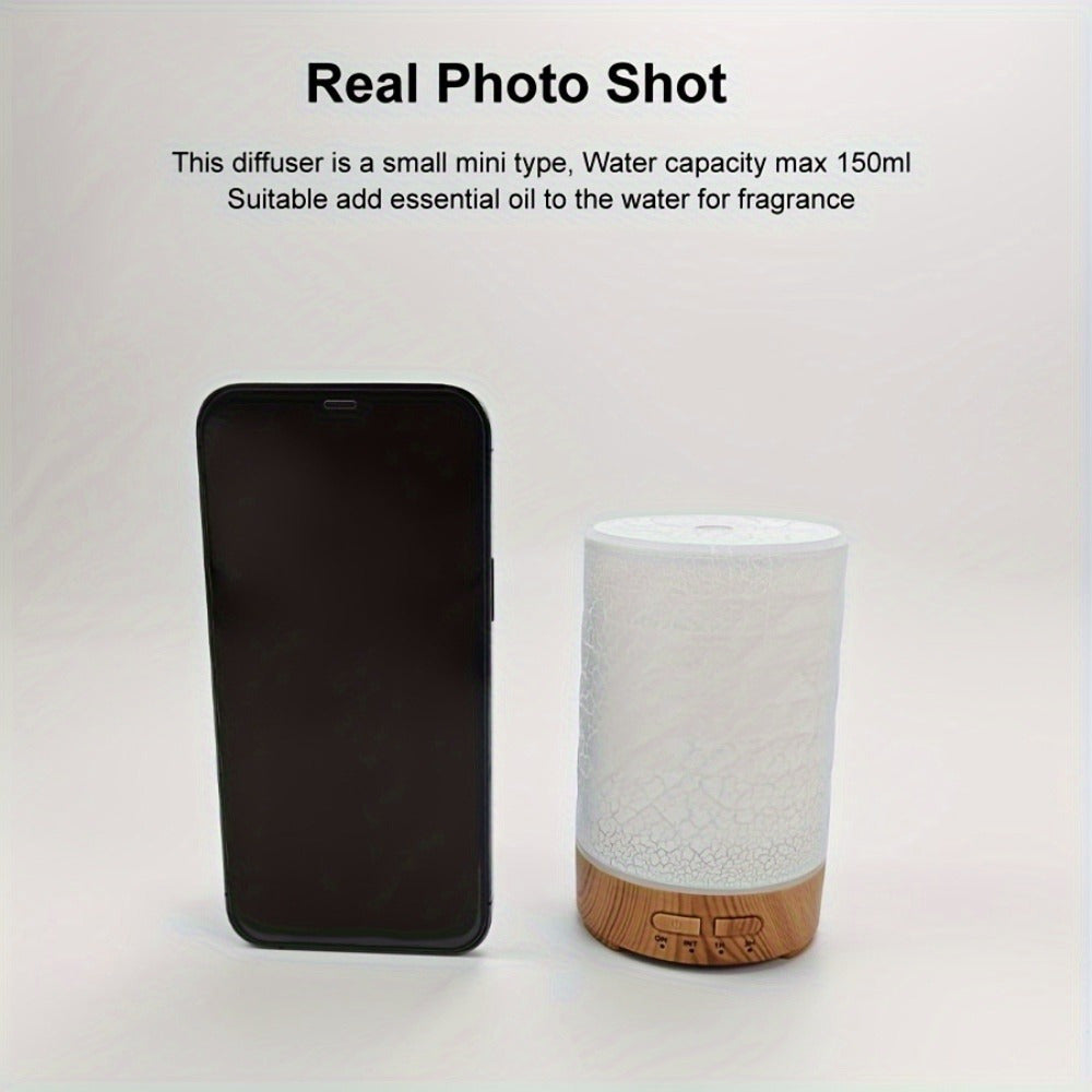 Картриджный дизайн USB-увлажнитель с 7 цветами, тихий туман для дома и офиса