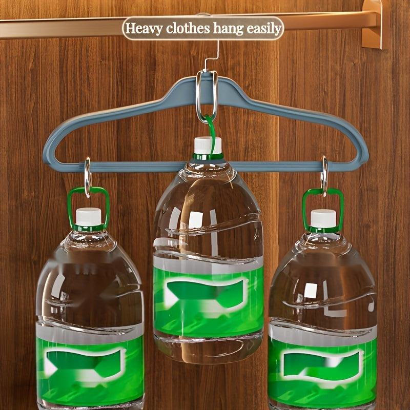 Juego de 5 perchas de ropa grises antideslizantes con hombro ancho para trajes y bolsos