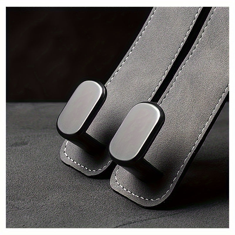 Car Back Seat Organizer Double Hook ABS Hidden Storage Hook for Car Seat Back