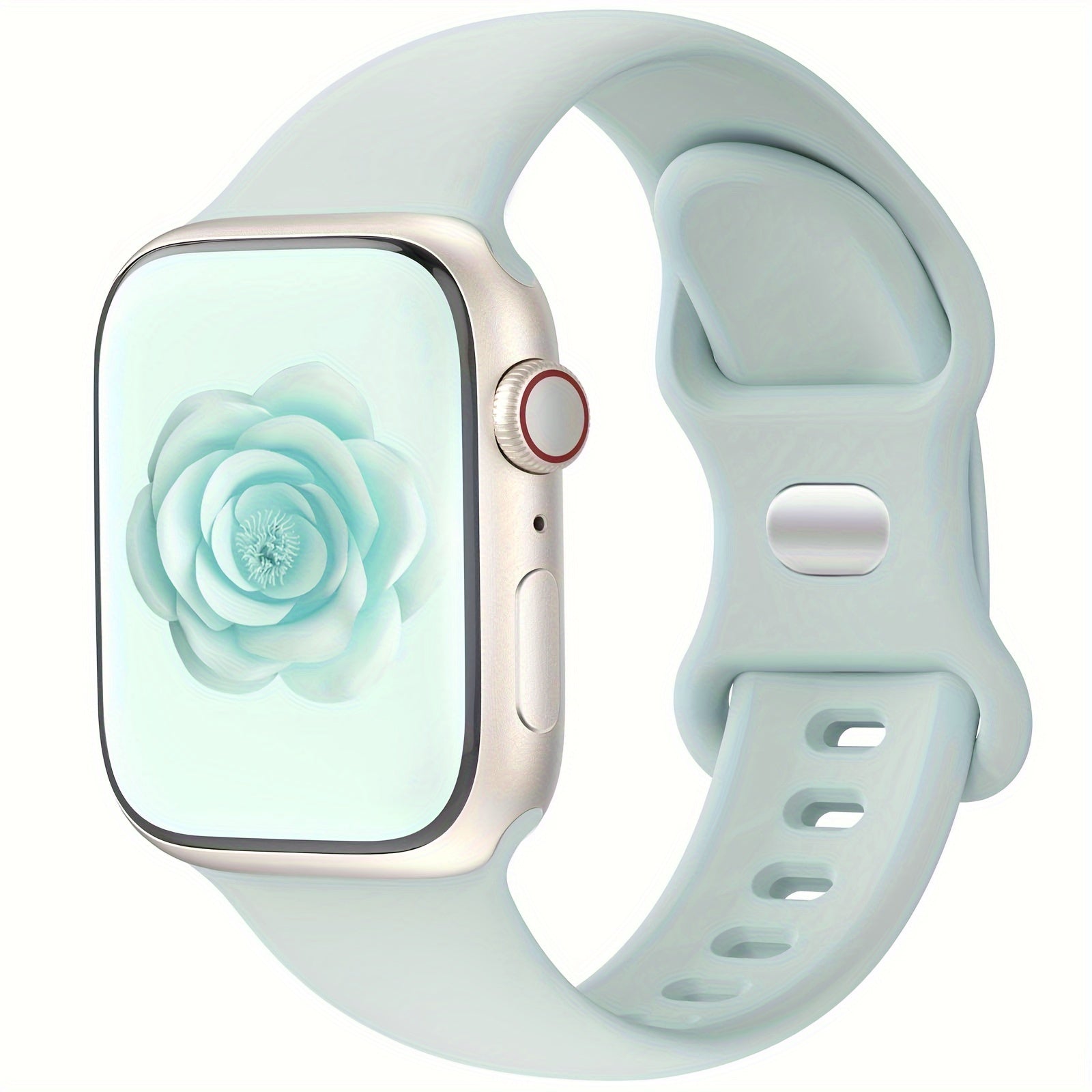 Set of Sports Silicone Wristbands for Apple Watch 38mm-49mm Compatible with Series 9 to 1 SE Men Women