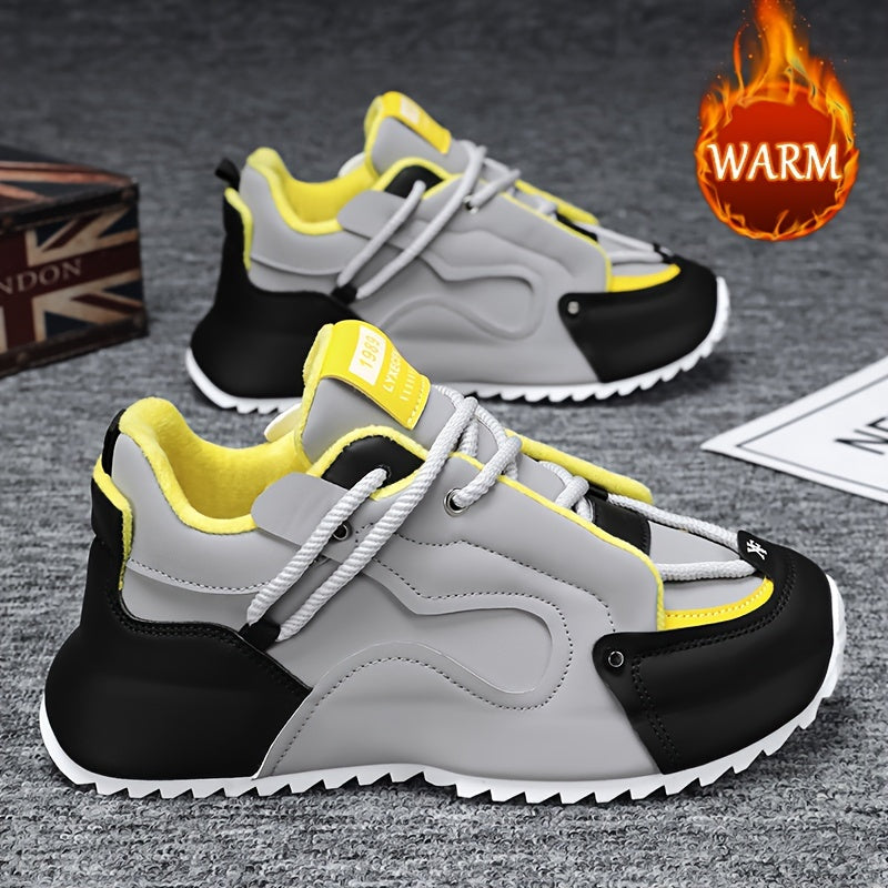 Zapatillas casuales para hombre, ligeras, de PU, para senderismo, actividades al aire libre y uso diario