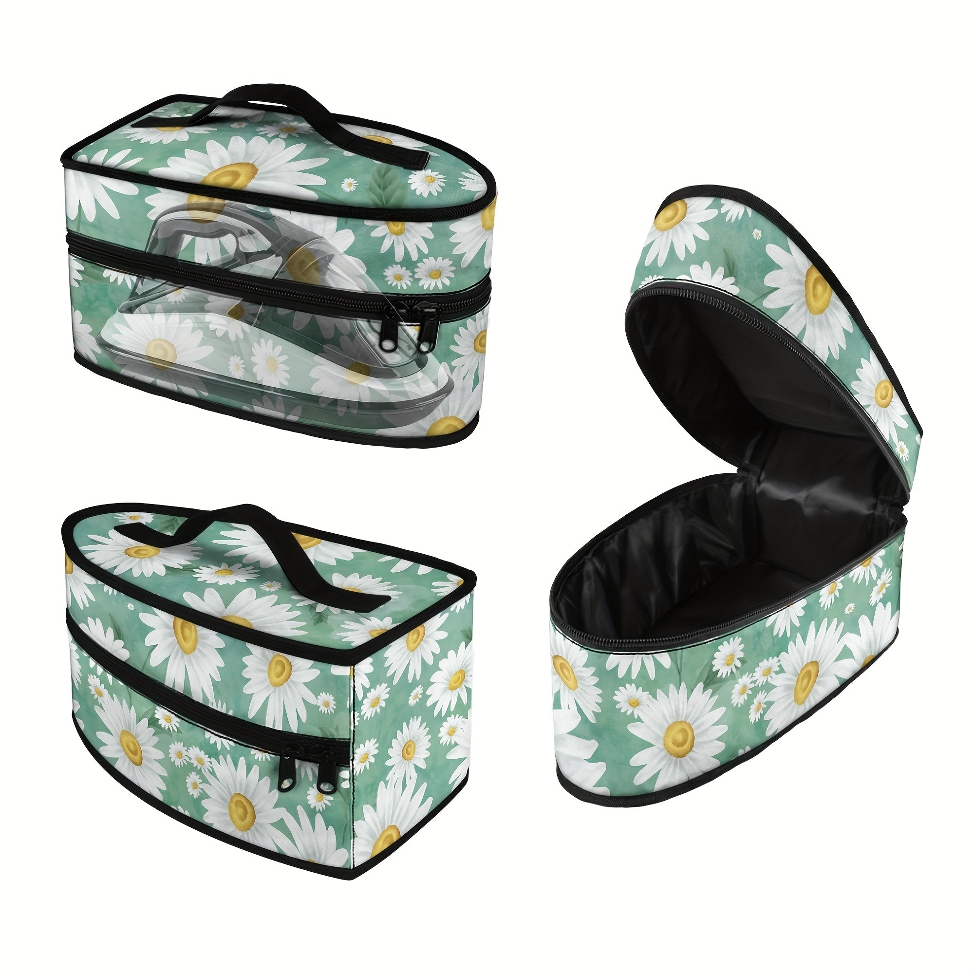 Portativ temir daftar sumkasi changyogʻsizlikka qarshi polyester sayohat saqlash bilan tutqich bilan