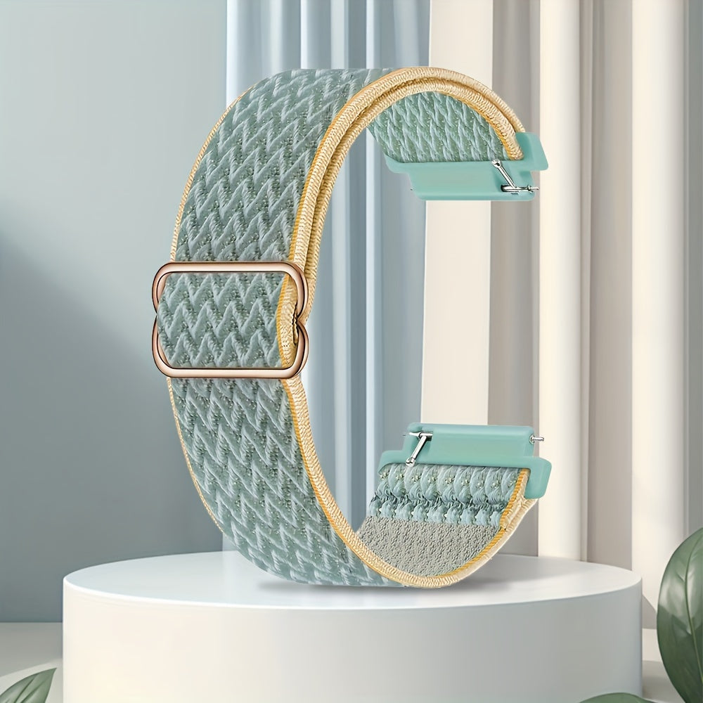 20-22mm bilak uchun nylon tasma, suvga chidamli, batareyasiz, qopqoq va halqa yopilishi.