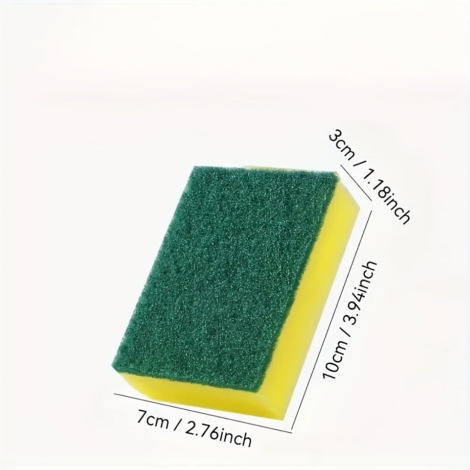 12 dona Melamin Gubkalar, Ikki Tomonlama Scrub Padlar bilan, Oshxona, Yashash xonasi, Avtomobil va Shisha tozalash uchun ideal. Chizishdan himoyalangan, Singdiruvchi va Mustahkam. Turli vazifalar uchun mukammal tozalash materiallari.