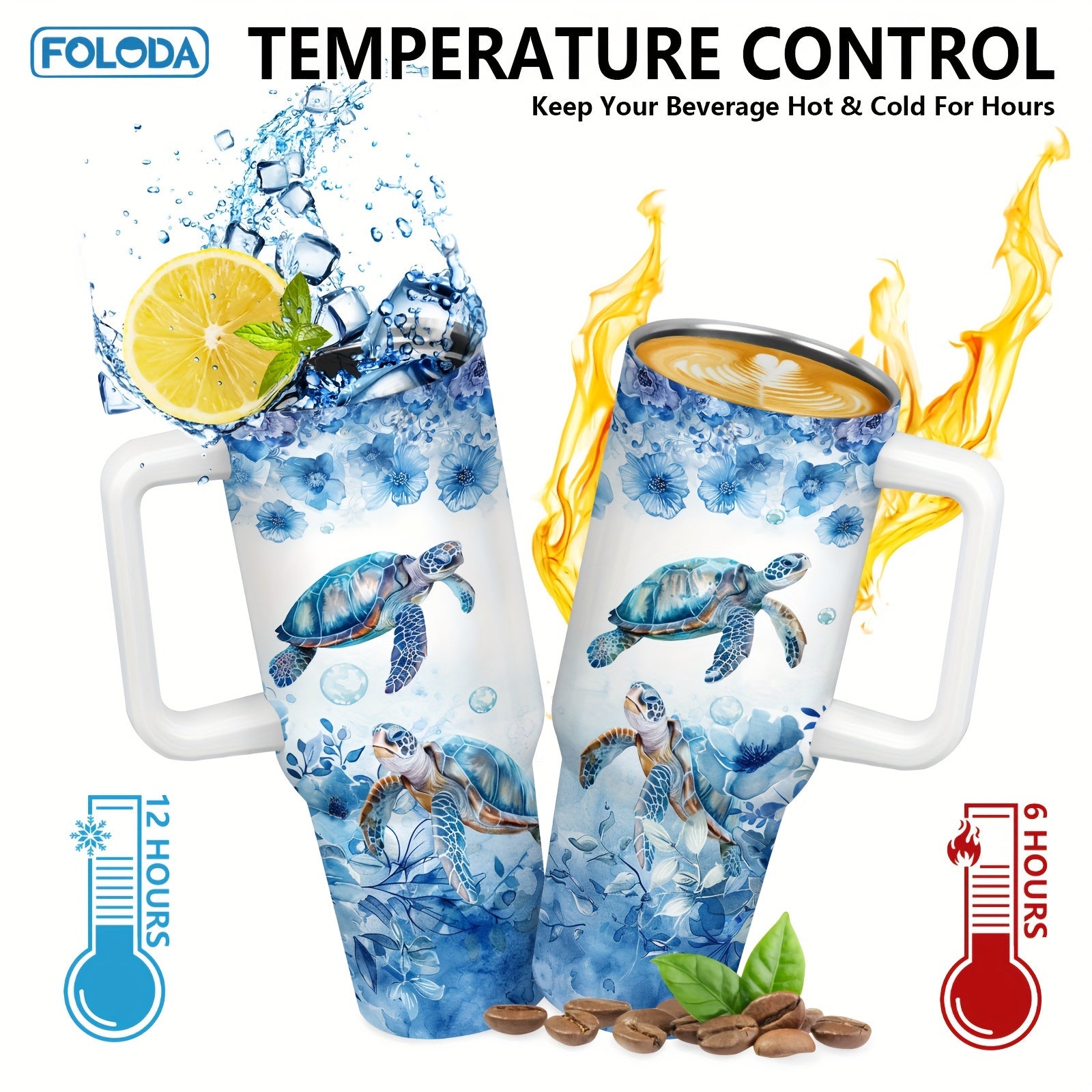 Стальной стакан с дизайном морской черепахи, идеальный подарок для женщин на особые случаи.