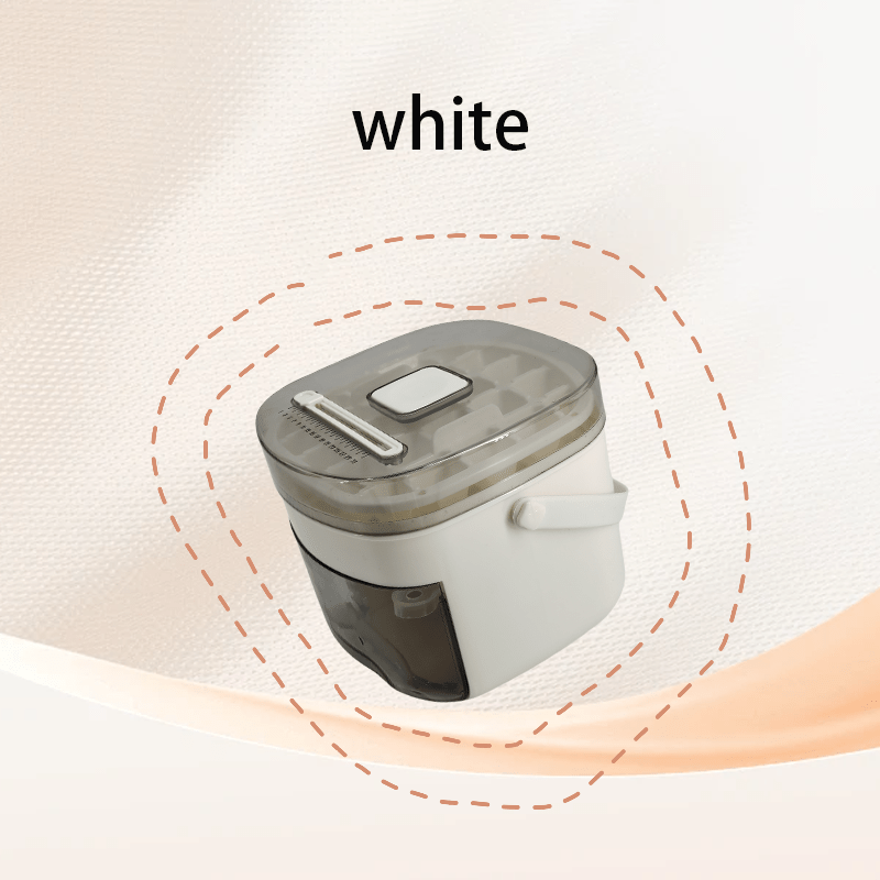 Large Capacity Ice Cube Maker with Storage Tray and Scoop for Kitchen