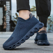 Men's Slip-On Sock Shoes Breathable Knit Non-Slip Soft Sole Casual Outdoor Sneakers