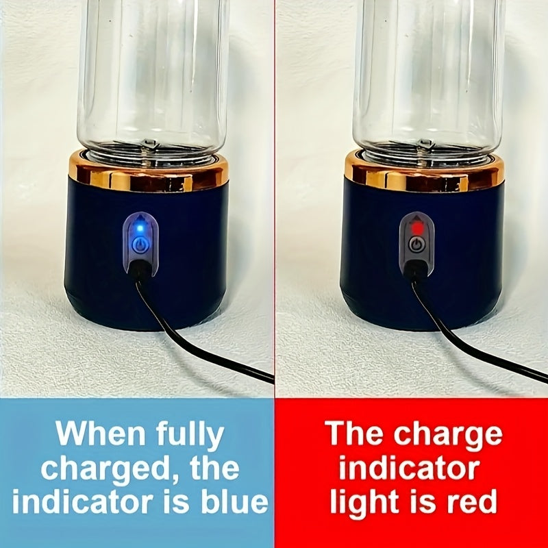 Портативный соковыжималка с 2 чашками, аккумуляторный беспроводной блендер для фруктов и напитков