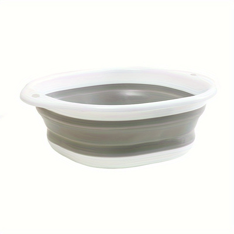 Взрослая складная ванночка для ног, портативная емкость для замачивания ног с ручкой