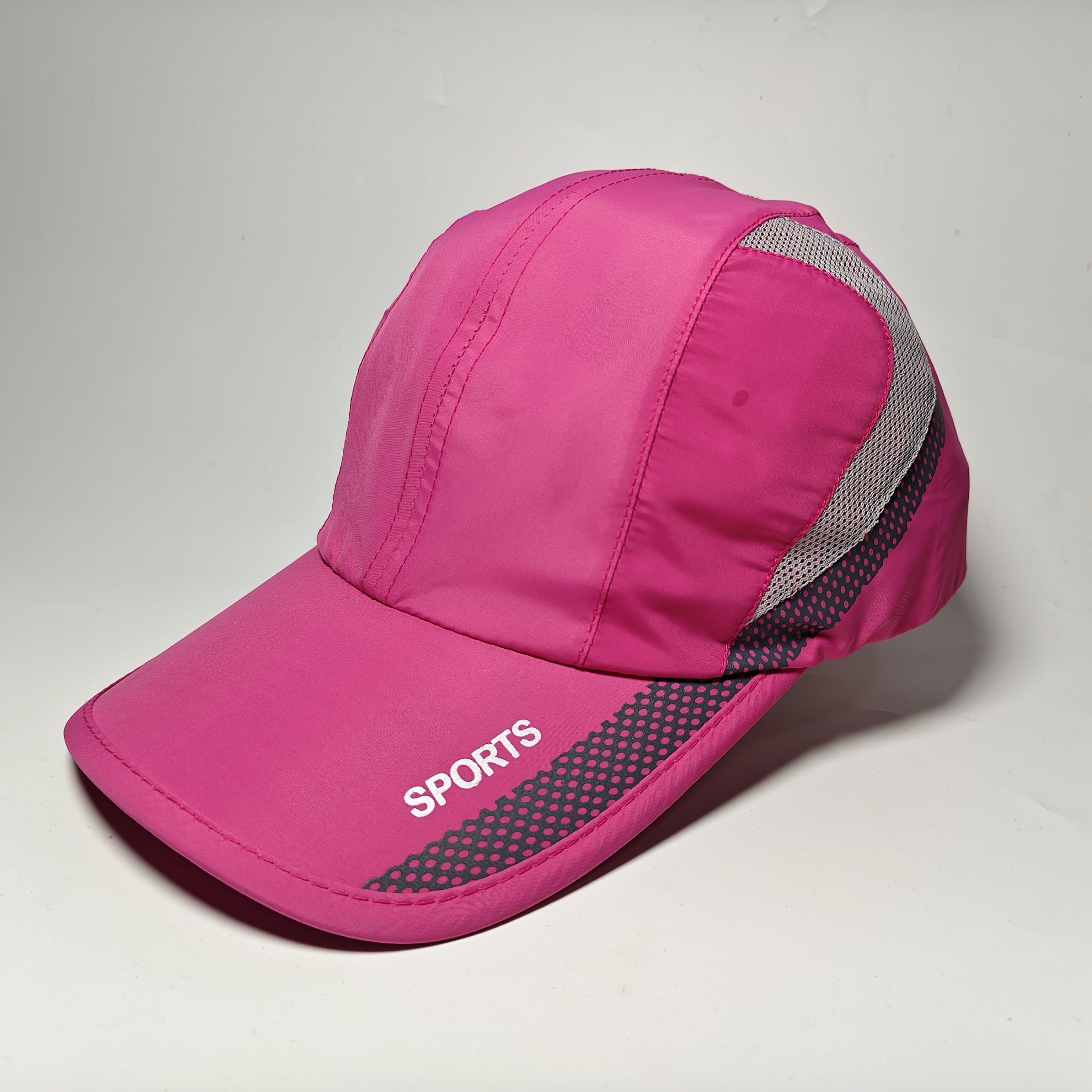 Breathable Quick-Drying Polyester Baseball Cap for Outdoor Activities