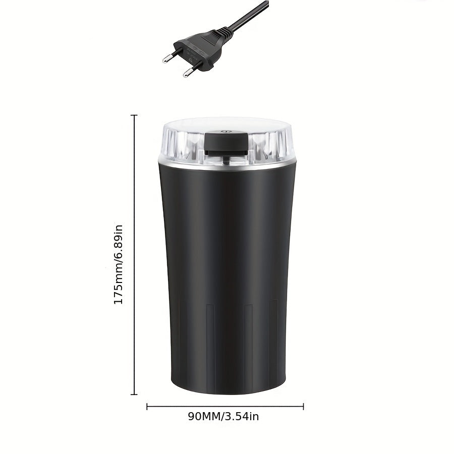 Electric Coffee Grinder 80g Capacity Dry Grinding Plastic Steel Compact