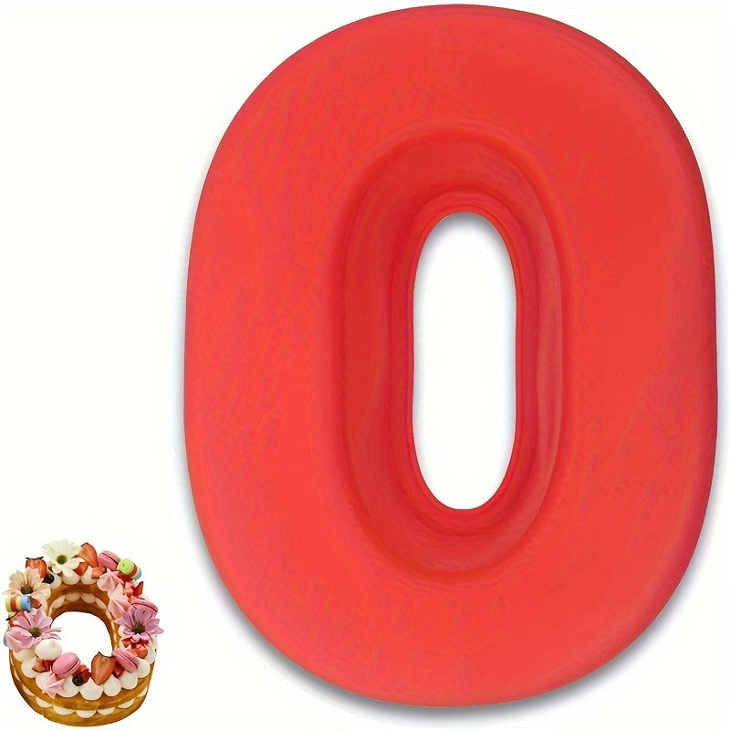 Silicone Number Cake Molds Set for Baking Create Custom Arabic Numerals 0-8 Non-Stick Flexible Kitchen Tool