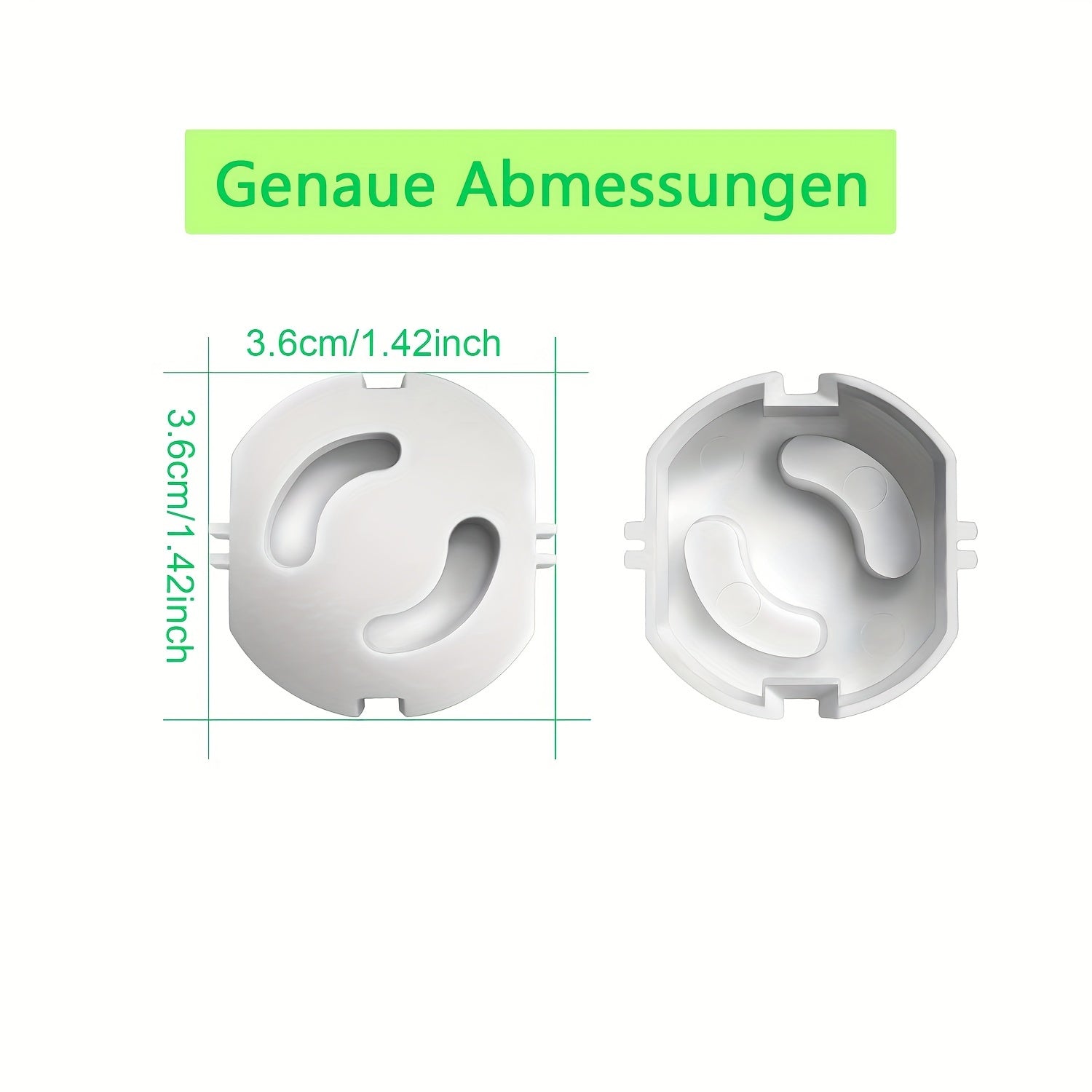 European Plastic Safety Socket Cover for Children Ages Birth to 7 Years