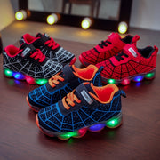 Light-Up Running Shoes for Boys and Girls Sizes 21-36 Mesh Casual Sneakers