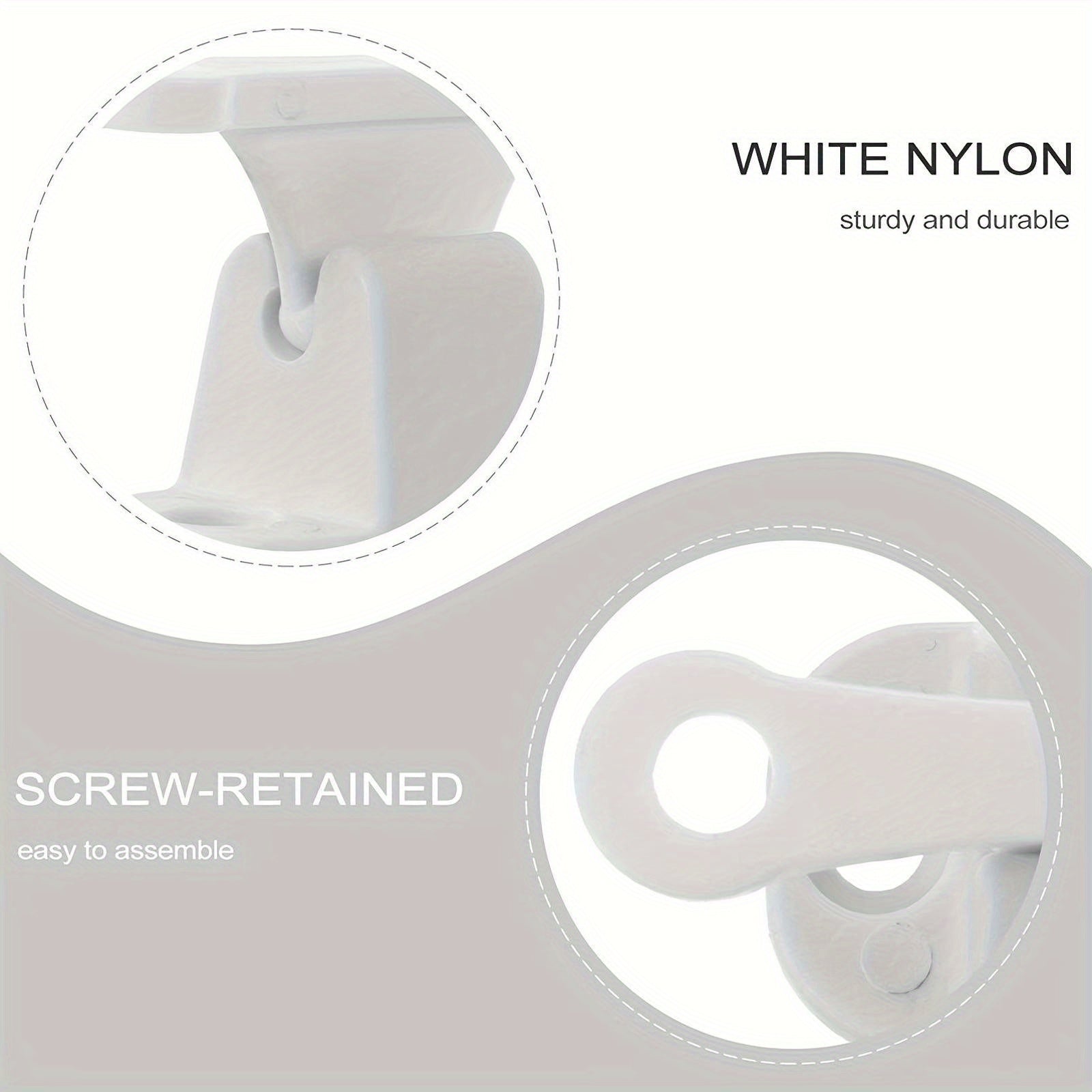 RV Camper Door Push Retainer Clip Spacer Holder Replacement Kit for Car Boat