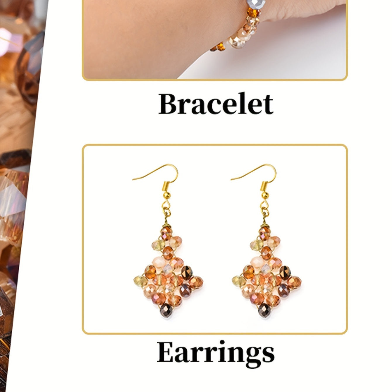 500 piezas de cuentas de vidrio plano de 3 mm de colores mezclados para hacer joyería y arte de uñas