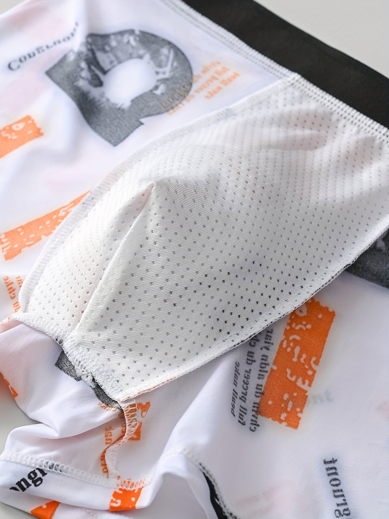 Men's Breathable Polyester Sports Underwear Set 6 Pack Sizes S-XXL