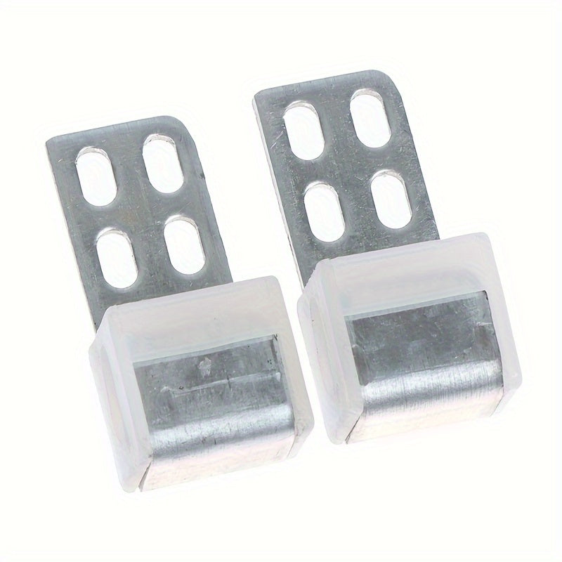 2-Pack White Metal Sofa Spring Clips for Couch Cushion Repair